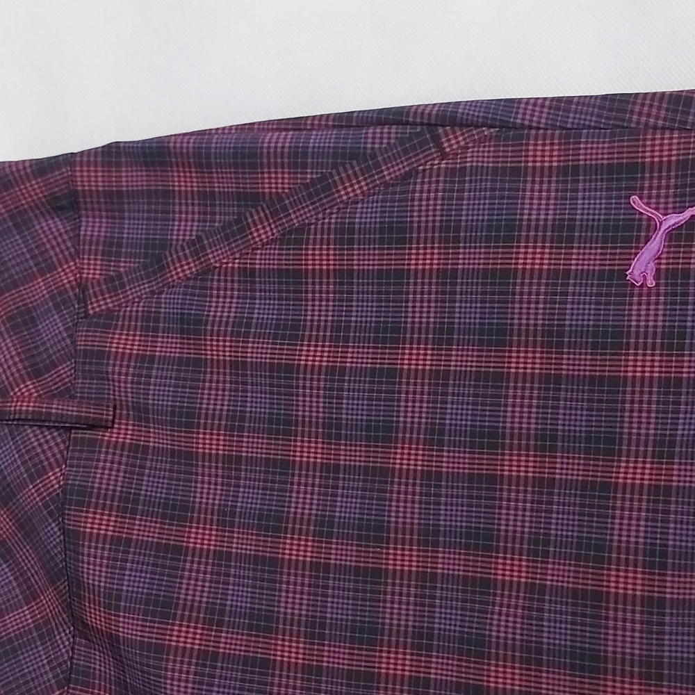 Puma plaid shorts - sz 14 - Picture 2 of 10